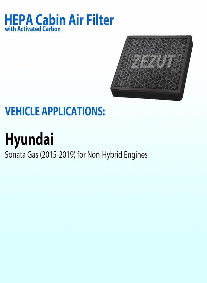 ZEZUT Honeycomb Structured Activated Carbon Cabin Air Filter, Durable and sturdy,CF12151 Replacement for Sonata 2015-2019, Kia Cadenza 2017-2019 (1 PACK) - Image 2