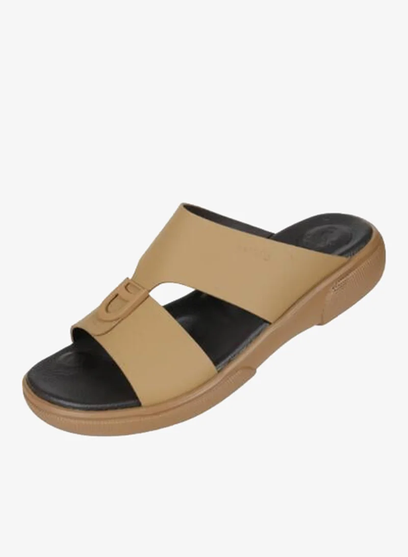 008-3791 Barjeel Uno Mens Arabic Sandals BU008 Olive Brown