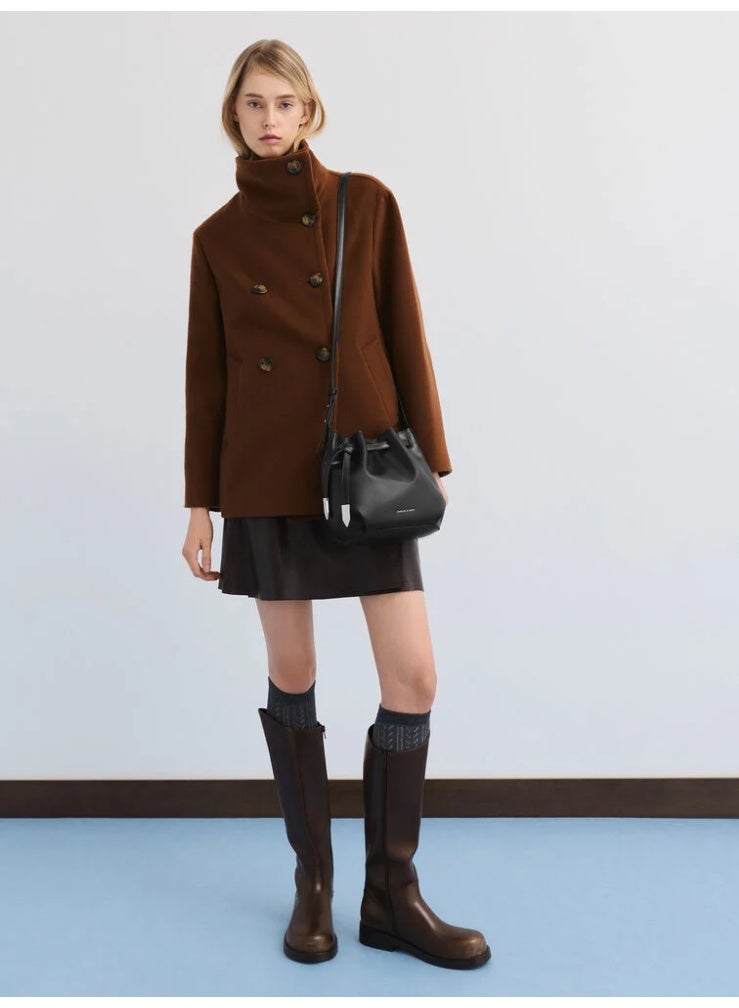 تشارلز & كيث حقيبة دلو بخيوط سحب مع تفاصيل معدنية من كليمونتين - Image 4