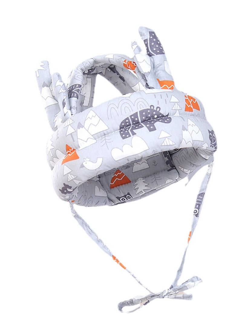 Children head pillow anti-fall head protection pad learning to walk thickened Baby toddler protective head hat  - Image 1
