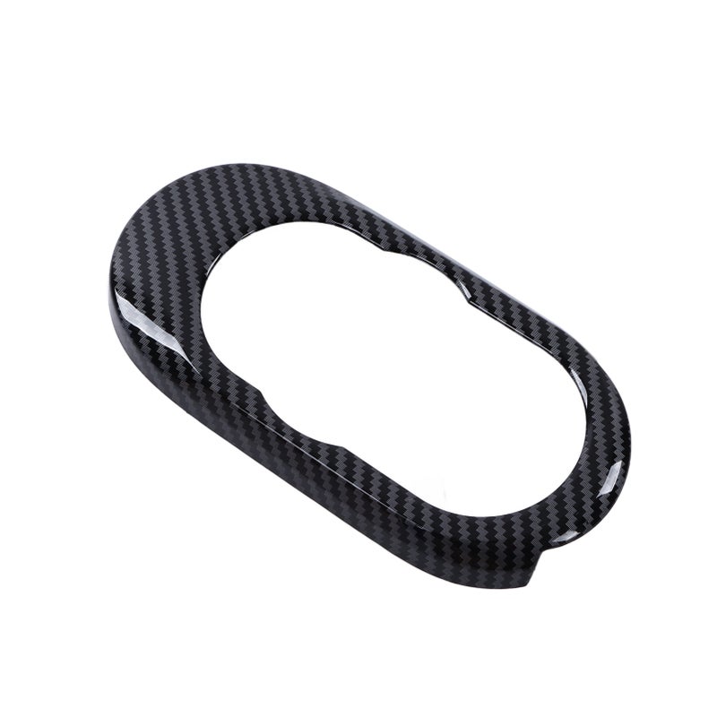 Carbon Fiber Style Multimedia Control Knob Cover Trims Replacement for F55 F56 F57 Hatchback 2014‑2021 - Image 5
