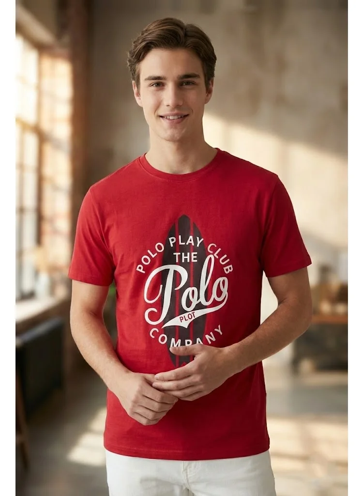 Polo Play Boys Graphic T-shirt -RED