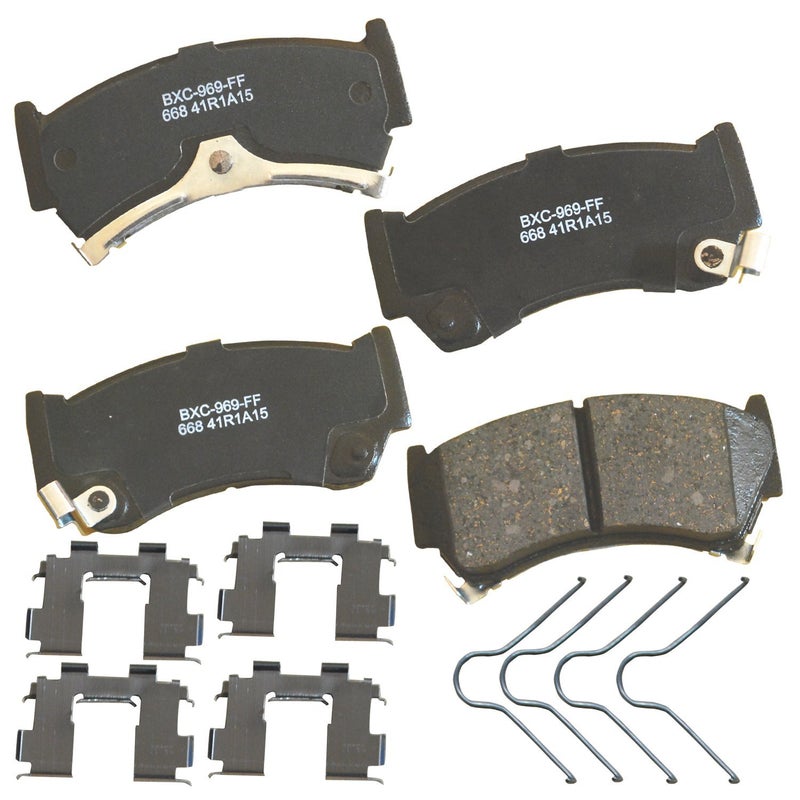 Bendix Premium SBC668 Ceramic Front Brake Pads for Nissan 200SX 1998-1995, Lucino 1998-1996, Sentra 1999-1995 - Image 3