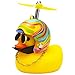 wonuu Rubber Duck Car Decorations Cute Yellow Duck Car Dashboard Ornaments with Propeller - Image 3