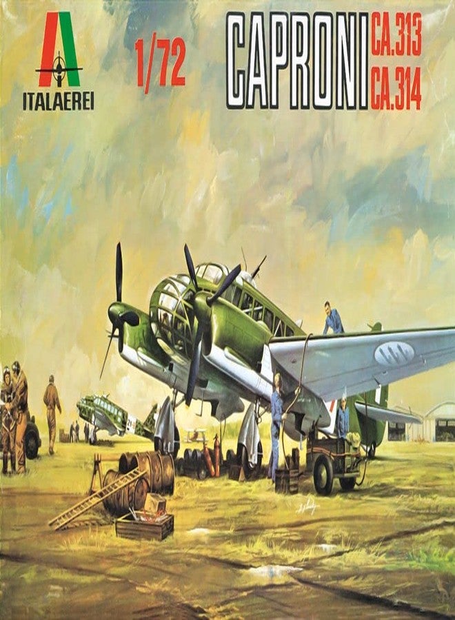 Italeri -106 Caproni CA.313 CA.314, Italaerei Vintage Edition 60 Years, Scale 1:72, Model Kit, Plastic Model to Assemble, Modeling, Multicoloured, IT0106 - Image 2