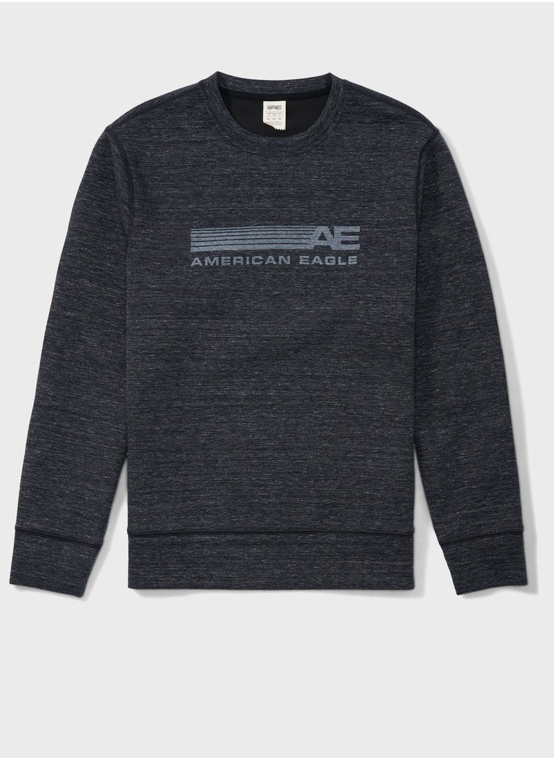 American Eagle - Logo Crew Neck Sweatshirt - Image 1
