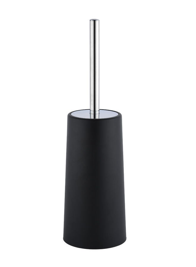 Toilet Brush With Stainless Steel Holder Black/Silver