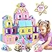 TOKBLOK Magnetic Tiles Toys for 3 4 5 6 Year Old Girls Boys 100Pcs Macaron Magnet Building Blocks Set for Toddler STEM Educational Toys for Kids Birthday Gifts Castle Car Set - Image 2
