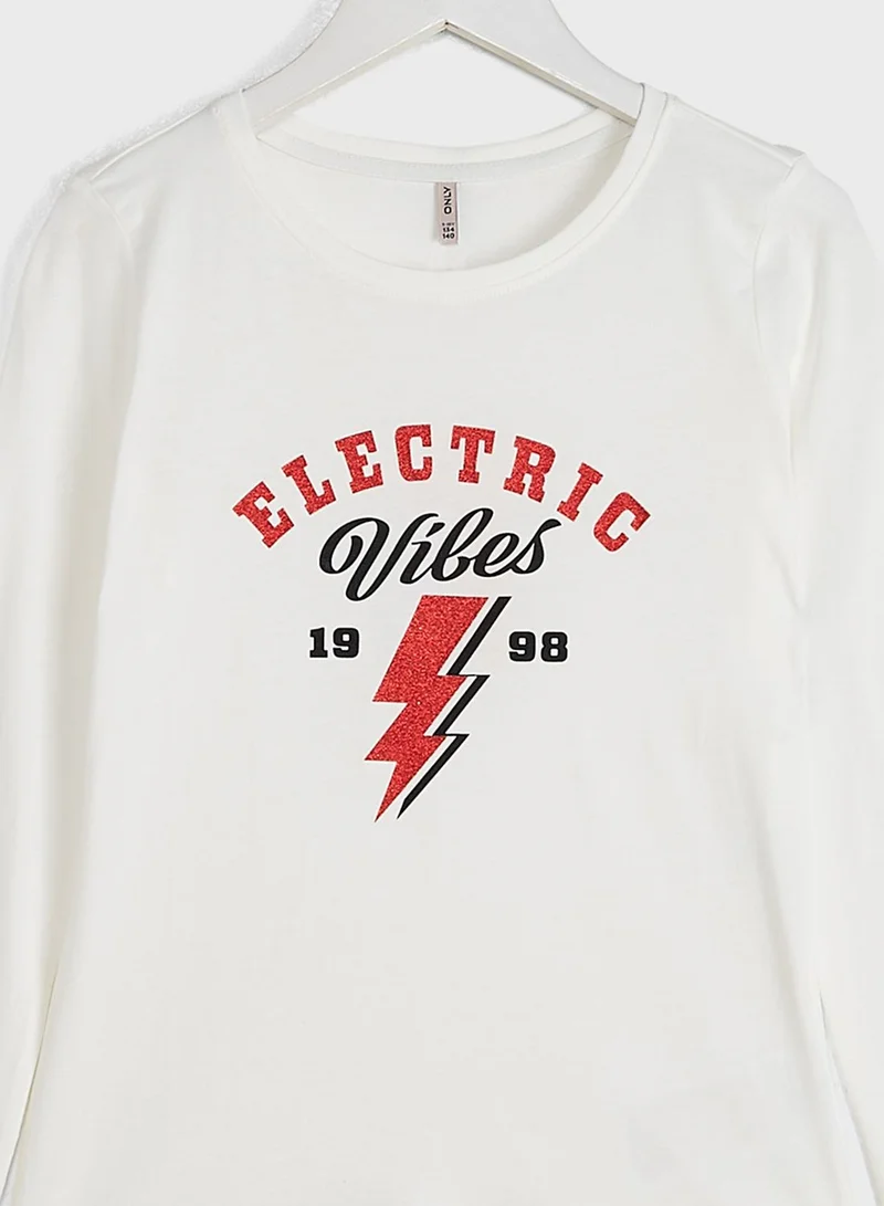 ONLY Kids Electric Printed T-Shirt