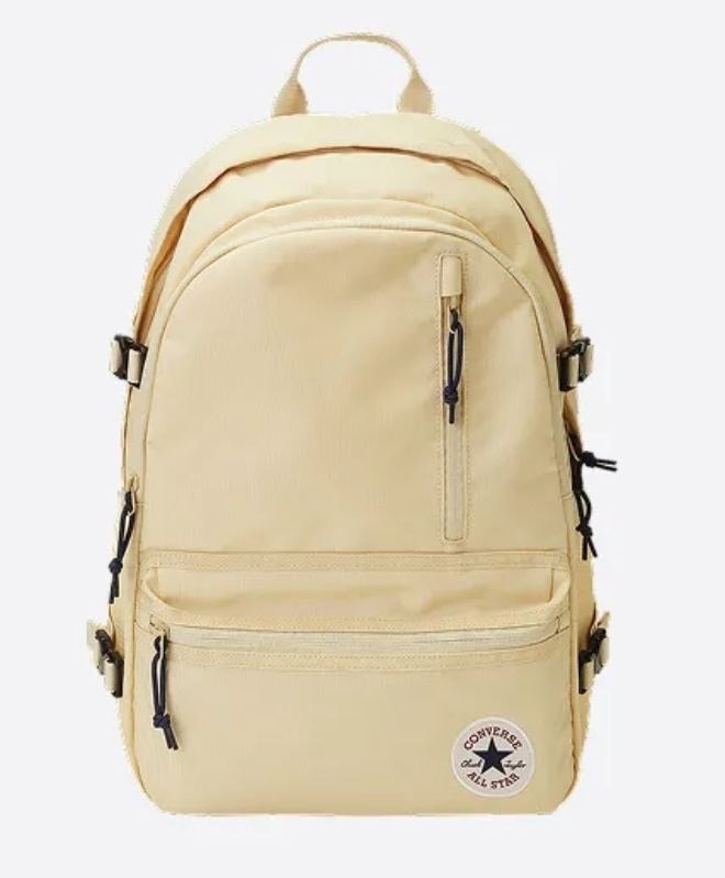 CONVERSE High‑version Converse‑style backpack, classic large‑capacity schoolbag for junior high students, casual travel backpack. - Image 1