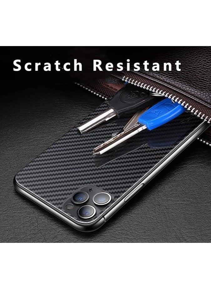general The back film is compatible with Honor Magic 6 Pro, 【pack of 4】 0.1mm ultra-thin carbon pattern back film, scratch-resistant, fingerprint-proof and non-slip - Image 4