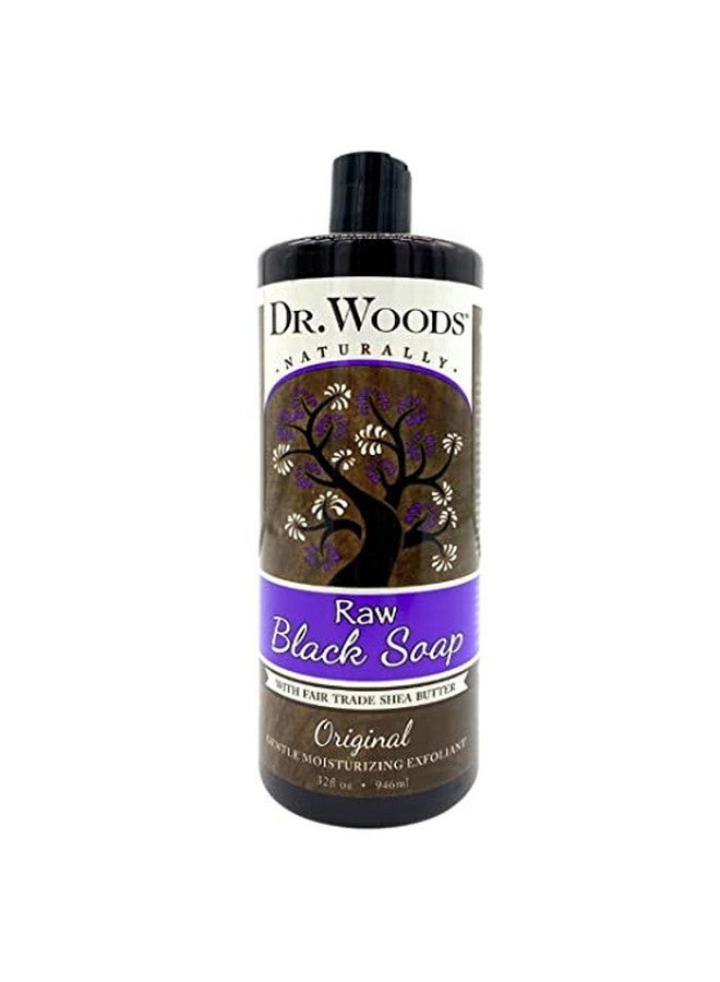 Dr. Woods R. Woods African Raw Black Vegan Liquid Body Wash With Organic Shea Butter 32 Ounce  - Image 1