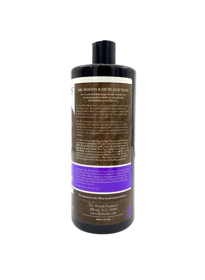 Dr. Woods R. Woods African Raw Black Vegan Liquid Body Wash With Organic Shea Butter 32 Ounce  - Image 3