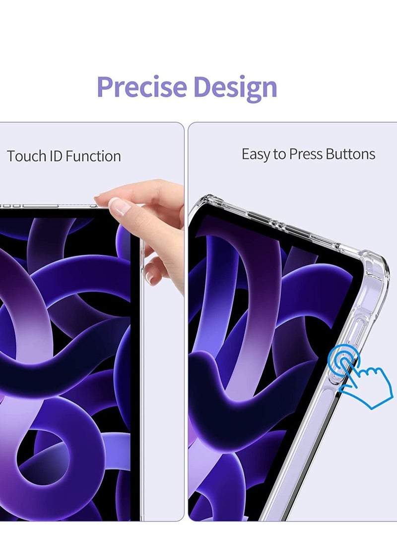 Raxoom iPad Air 5th Generation Case, TPU Cover for iPad Air 5th/4th Generation 10.9 Inch 2022/2020ï¼ŒFrosted Transparent Shockproof Protective Case - Image 4