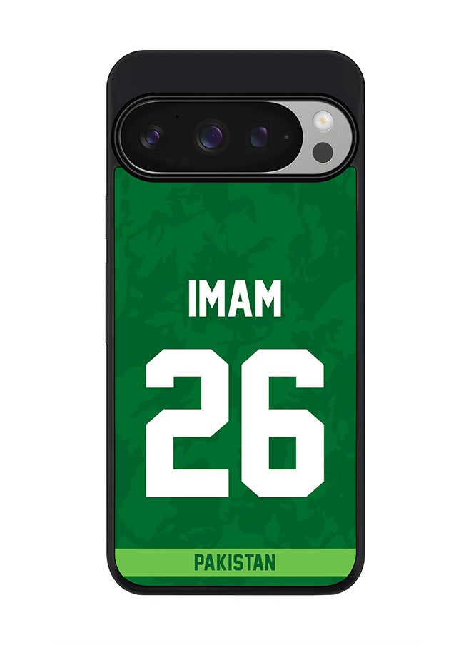 Stylizedd For Google Pixel 9 Pro Case,Slim fit Camera Protection, Shockproof Thin Phone cover - Pakistan ImamulHaq, Jersey No 26  - Image 1