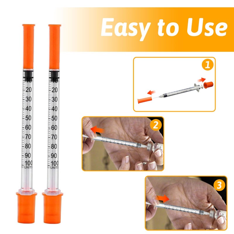 KutaKuta 50 Pack 1ml Plastic Multiple Uses Measuring Tools, 30G*13mm Precision Lab Measuring Tool with Cap, Individually Wrapped Distribution Measuring Tools for Laboratory Accessories Pet Feeding - Image 5