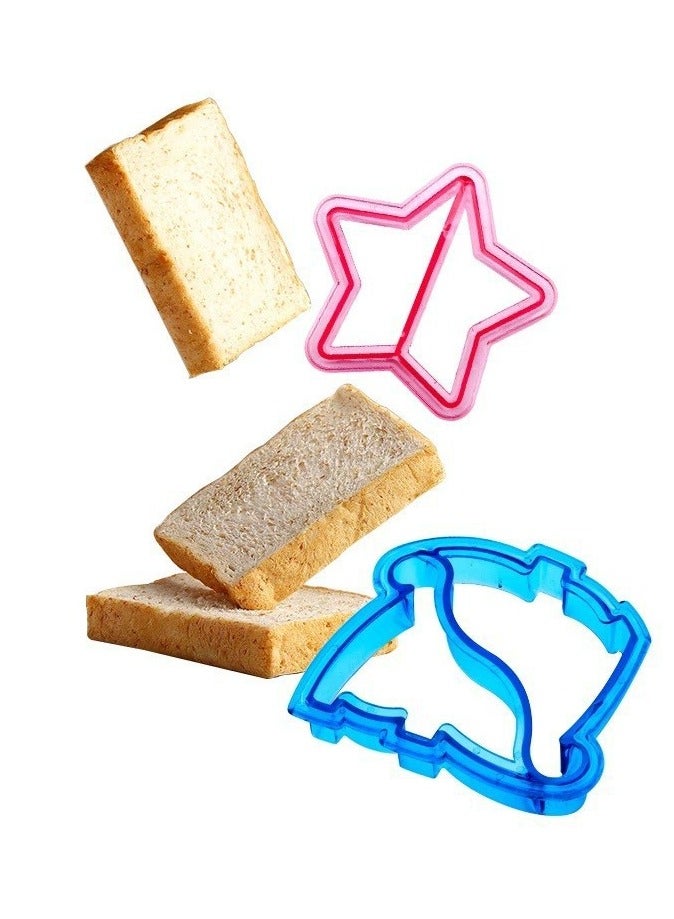 general 16-piece sandwich mold set toast bread mold baking and bento mold flower-shaped mold set to enhance meal presentation - Image 4