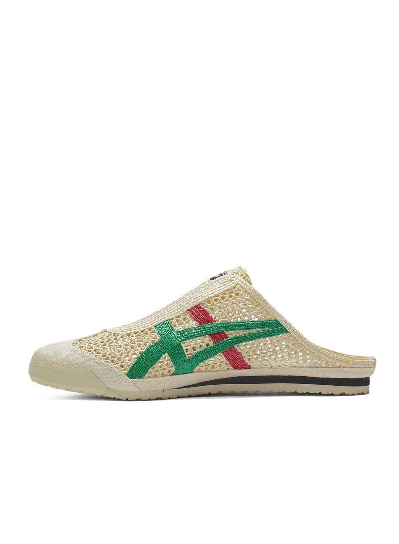 Onitsuka Tiger Sabot Slip-On Athleisure Sandals for Men & Women - Brown/Green - Image 1