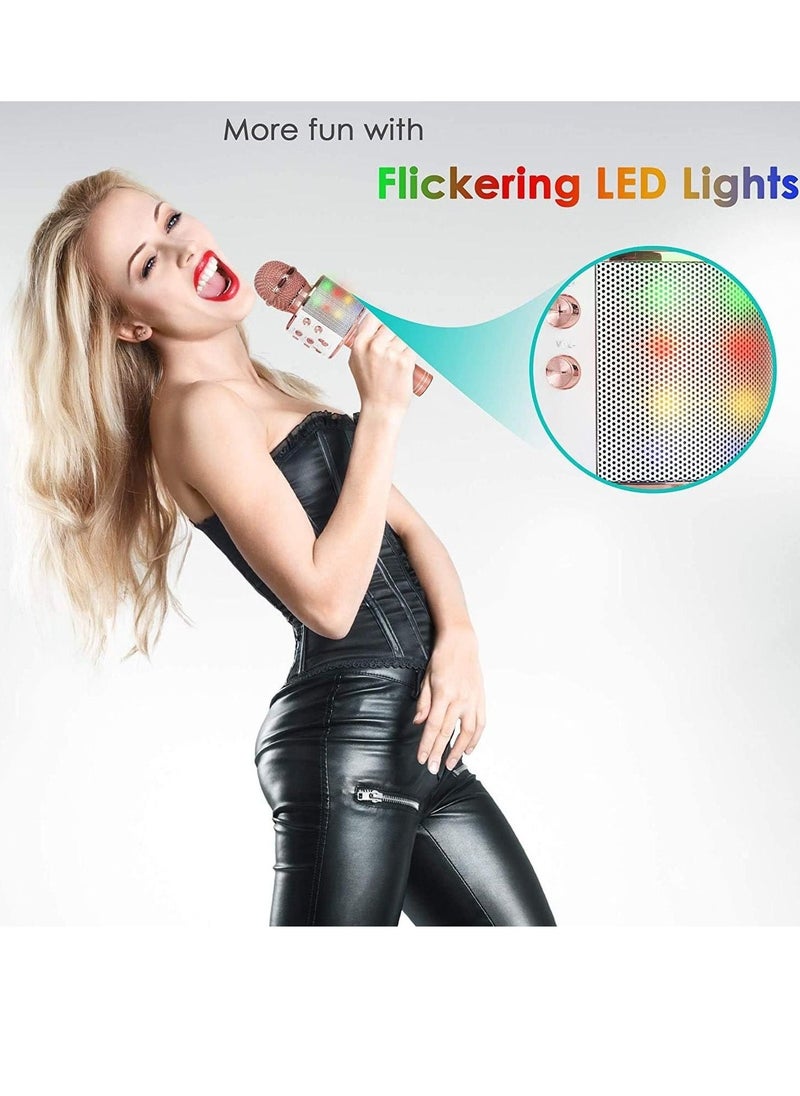 ELTRAZONE Wireless Bluetooth Karaoke Microphone for Kids, 5-in-1 Portable Handheld Karaoke Mic Speaker Player Recorder - Image 2