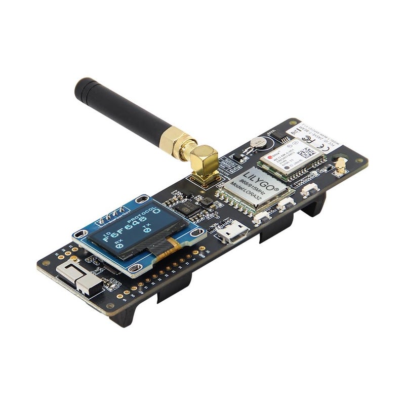 LILYGO لوحة تطوير LILYGO T-Beam Meshtastic LORA32 915MHz ESP32 TTGO مع شريحة CH9102F ملحومة ووحدة OLED - Image 5