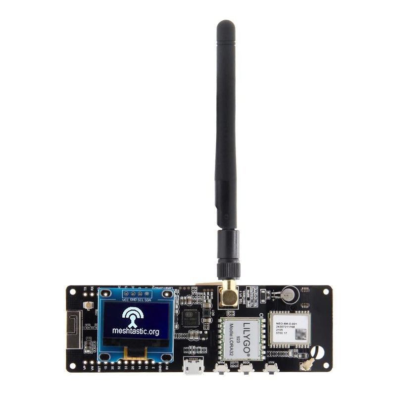 LILYGO لوحة تطوير LILYGO T-Beam Meshtastic LORA32 915MHz ESP32 TTGO مع شريحة CH9102F ملحومة ووحدة OLED - Image 2