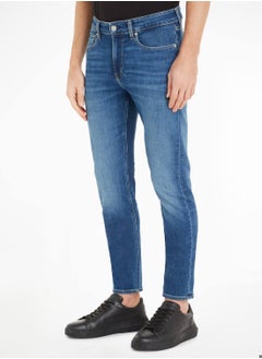 Calvin Klein Jeans Calvin Klein Jeans Men's Jeans - Slim Taper - Casual Bottoms - Cotton , Blue  - Image 1