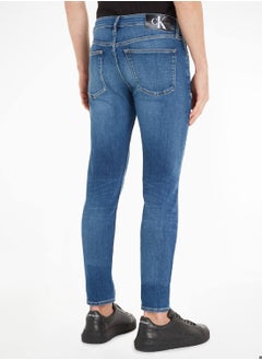 Calvin Klein Jeans Calvin Klein Jeans Men's Jeans - Slim Taper - Casual Bottoms - Cotton , Blue  - Image 3