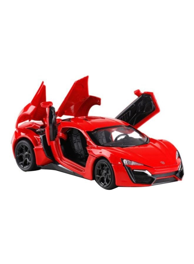 إسكدنيا Hypersport Light And Sound Model Car Toy Red - Image 1