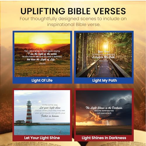 Steadfast Selections Christian Puzzles for Adults 500 Pieces 4in1 Bible Jigsaw Puzzles with Scripture Verses Religious Puzzles for Adults Inspirational Christian Jigsaw Puzzles Set - Image 5
