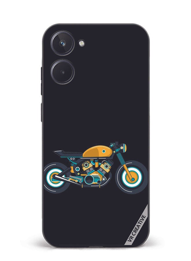 VR CREATIVE Protective Case Cover For Realme 10 Bullet Design Multicolour - Image 1