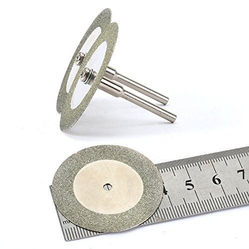 dophee 10pcs Mini Diamond Coated Cutting Off Discs Replacement for Dremel Drill Rotary Tools (40mm) - Image 4