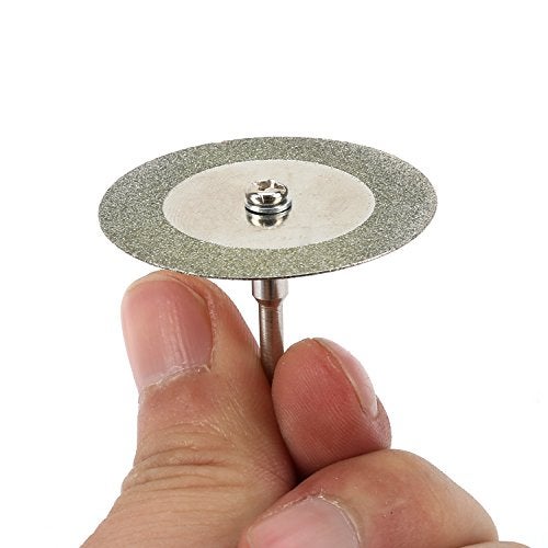 dophee 10pcs Mini Diamond Coated Cutting Off Discs Replacement for Dremel Drill Rotary Tools (40mm) - Image 3