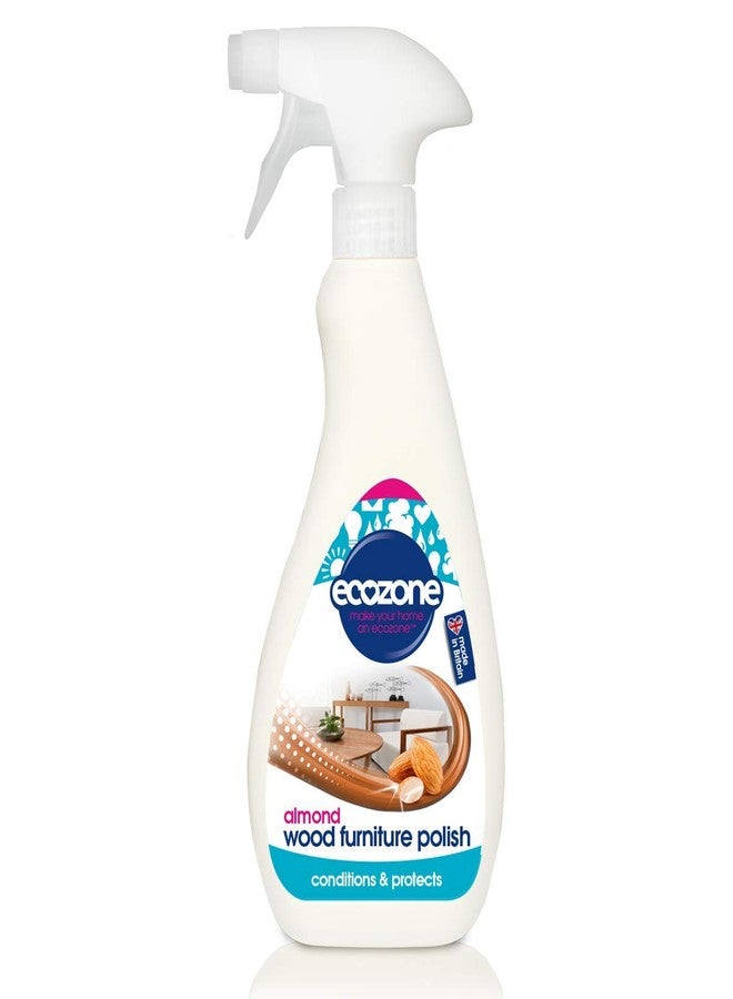 Ecozone Almond Wood Furniture Polish 500ml - Cleans & Protects Wooden Furniture - Image 1