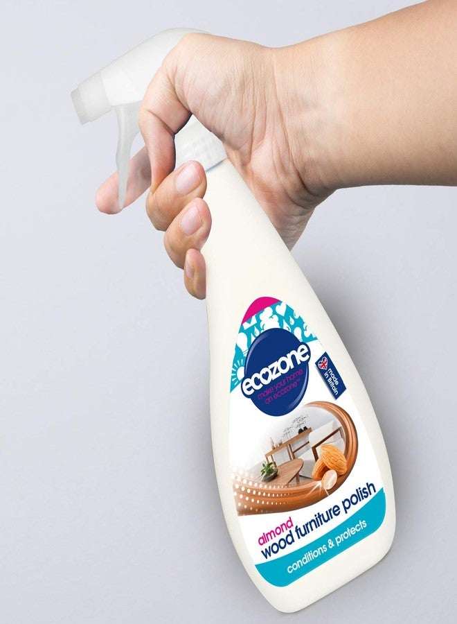 Ecozone Almond Wood Furniture Polish 500ml - Cleans & Protects Wooden Furniture - Image 4