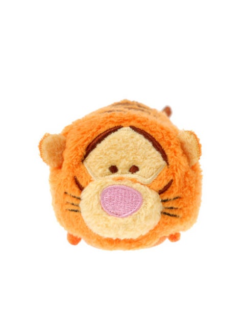 Cartoon Anime Tsum Mouse Refueling Duck Strawberry Pine Squirrel Screen Wipe Pendant Stacked Music Doll Plush Toy-Color:Tigger-Height:9*5*6cm
