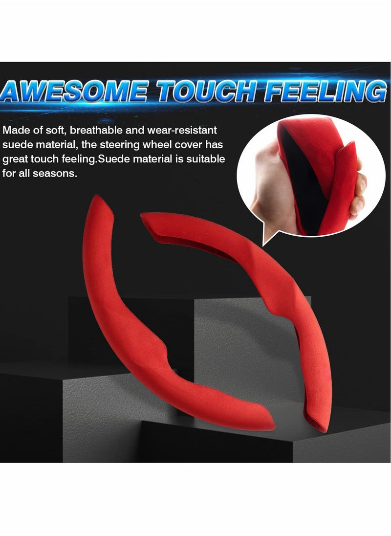 Generic - Breathable Non,Slip Steering Wheel Cover for Tesla Model Y and Model 3, 2020,2022, Car Interior Accessory - Image 1