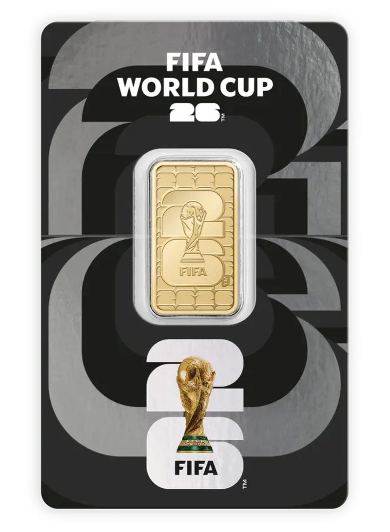 بامب شريط ذهب تذكاري لكأس العالم FIFA 2026، 1 جرام، ذهب خالص 999.9 (24 قيراط) - Image 1