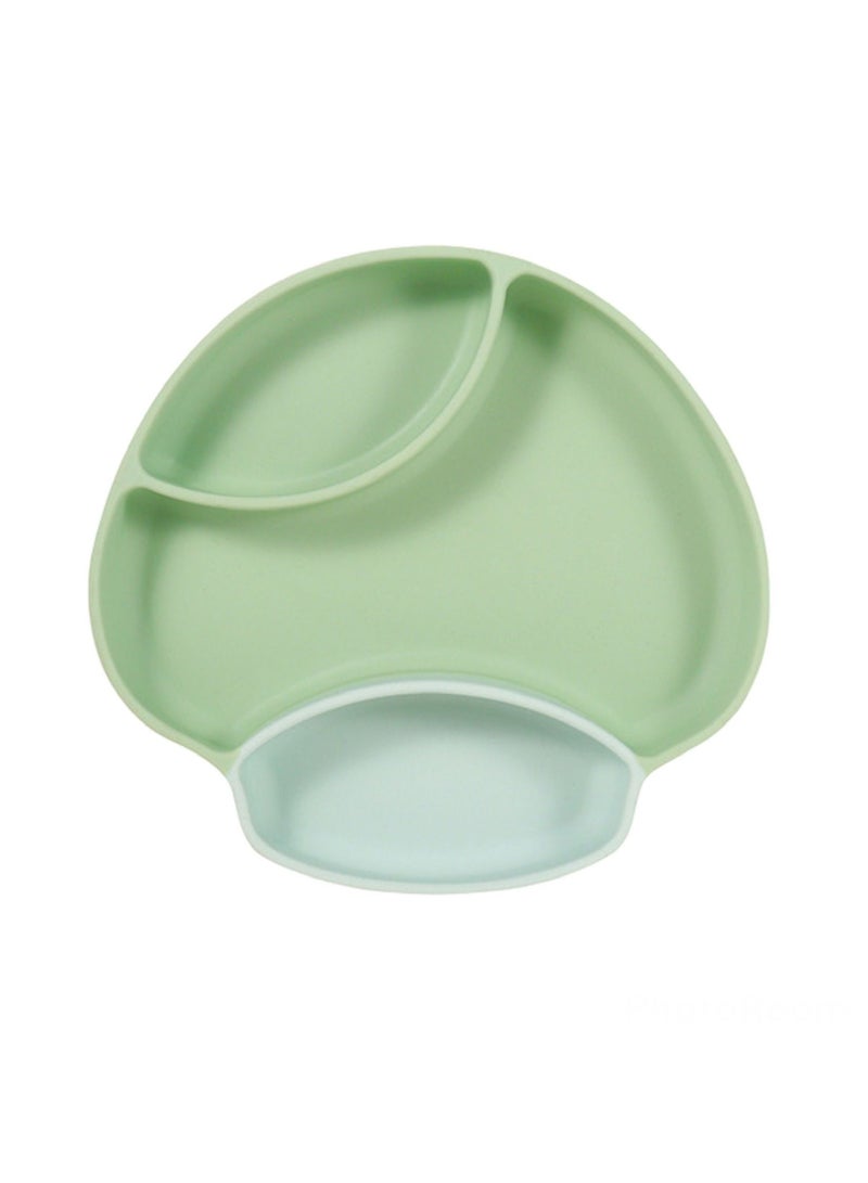 هايلاند مجموعة أطباق وأواني الفطر المصنوعة من السيليكون للأطفال باللون الأخضر - Image 2