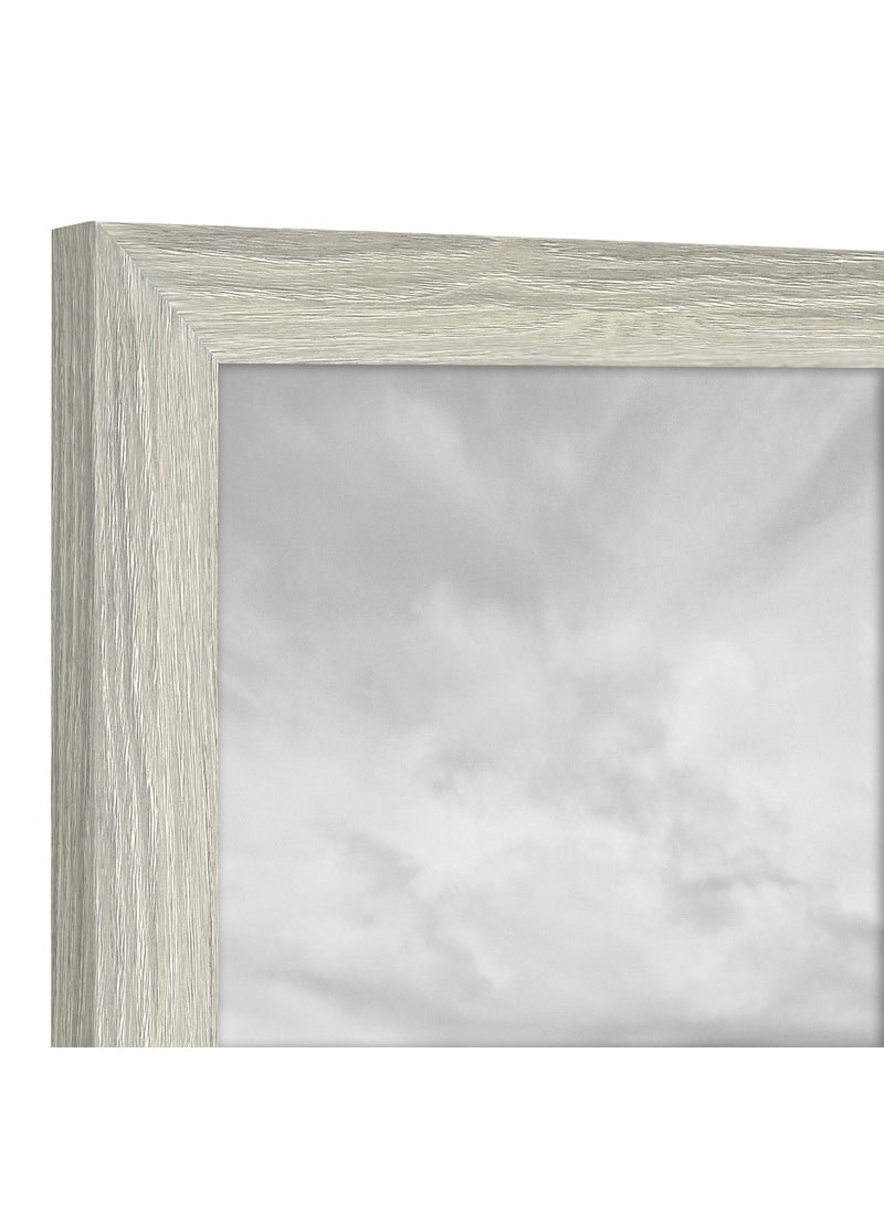 MCS MCS Studio Gallery 8x10 Picture Frame Gray Woodgrain  Vertical & Horizontal Wall Hanging & Easel for Tapletop Display  Rectangle Photo Frame for Photos  Posters & Art Prints (2-Pack)  - Image 3