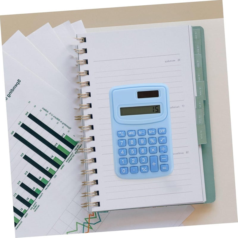 Electronic Calculator Portable Office School Supplies Handheld Basic Calculator for Students - Image 5
