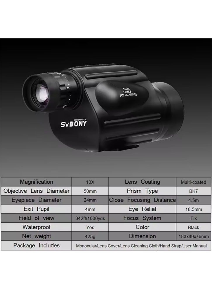 SVBONY Svbony Telescope SV49 Monocular Powerful Professional Monoculars Waterproof Camping Equipment for Travel And Hunting - Image 5