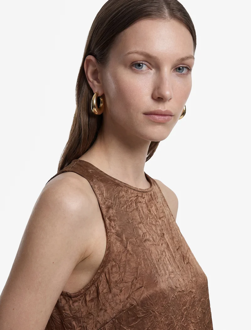كوتون Satin Blouse
