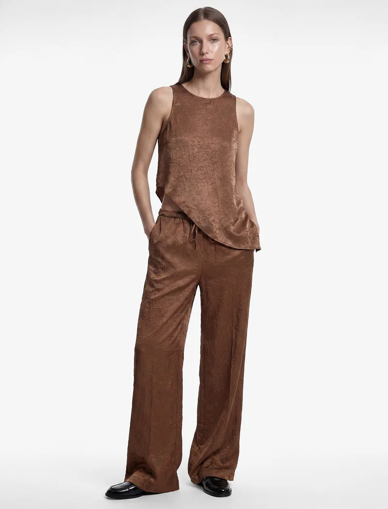 كوتون Satin Blouse