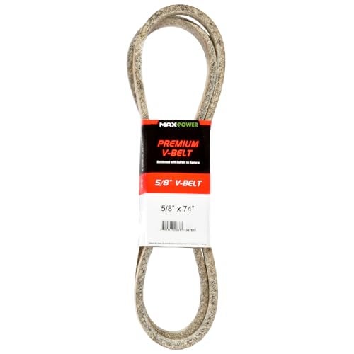Maxpower 347619 Premium Belt Reinforced with Kevlar Fiber Cords, 5/8" x 74" - Image 1