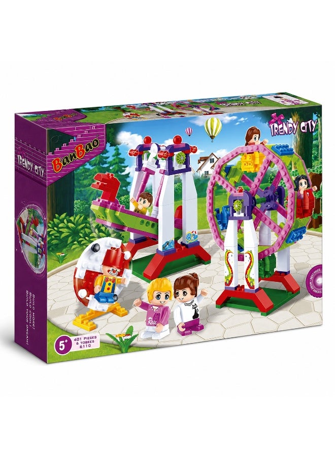 Banbao Girl Series Fun Park Building Toy Set (401 Pieces) - Image 3