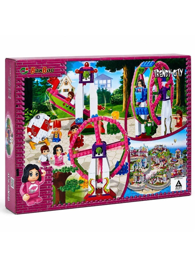 Banbao Girl Series Fun Park Building Toy Set (401 Pieces) - Image 1