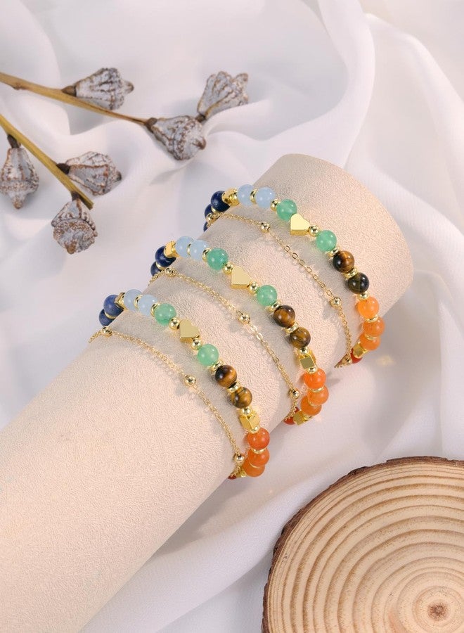 Jovivi Natural 7 Chakra Healing Crystal Beaded Bracelets for Women, Sometimes You Forget You're Awesome Bracelet Inspirational Gifts for Mom, Daughter, Sister, Best Friends - Image 5