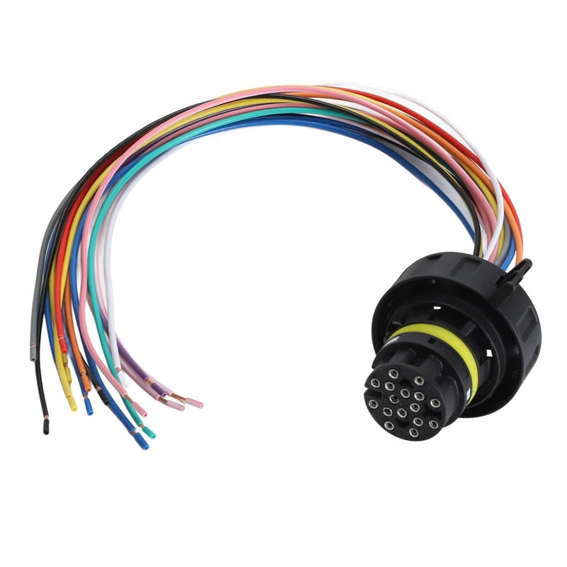 Repeated use friendly design Keenso Transmission Wiring Harness Kit 3500168, OEM Replacement Pigtail Connector for 6L80 6L90 Transmission, with Durable Plastic Sleeve for Cars and Trucks Repeated use trusted quality Replaceable parts Rack sorted local inventory Diverse use resistant crafted quality Durability boost selected material Condition adaptive build Multiple local stock source All storage type compatible Year round in stock Scheduled warehouse deliver Flexible purchase choices Flexible anti-break Practical design alternatives Local licensed courier Modern look Daily universal pick Elegant practical multi-option build Transit & use compatible Ready order processing Repeated detach compatible build Ventilated design Different assemble options Wide range expanded design KSA standard compatible design - Image 1