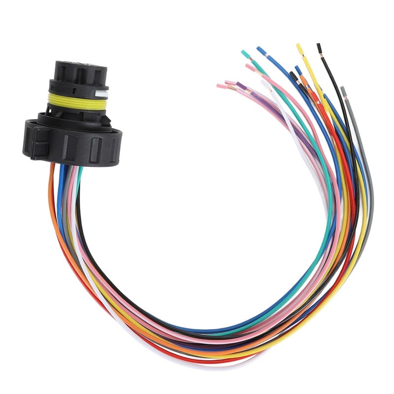 Repeated use friendly design Keenso Transmission Wiring Harness Kit 3500168, OEM Replacement Pigtail Connector for 6L80 6L90 Transmission, with Durable Plastic Sleeve for Cars and Trucks Repeated use trusted quality Replaceable parts Rack sorted local inventory Diverse use resistant crafted quality Durability boost selected material Condition adaptive build Multiple local stock source All storage type compatible Year round in stock Scheduled warehouse deliver Flexible purchase choices Flexible anti-break Practical design alternatives Local licensed courier Modern look Daily universal pick Elegant practical multi-option build Transit & use compatible Ready order processing Repeated detach compatible build Ventilated design Different assemble options Wide range expanded design KSA standard compatible design - Image 3