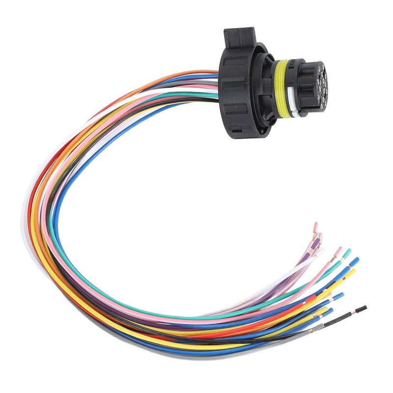 Repeated use friendly design Keenso Transmission Wiring Harness Kit 3500168, OEM Replacement Pigtail Connector for 6L80 6L90 Transmission, with Durable Plastic Sleeve for Cars and Trucks Repeated use trusted quality Replaceable parts Rack sorted local inventory Diverse use resistant crafted quality Durability boost selected material Condition adaptive build Multiple local stock source All storage type compatible Year round in stock Scheduled warehouse deliver Flexible purchase choices Flexible anti-break Practical design alternatives Local licensed courier Modern look Daily universal pick Elegant practical multi-option build Transit & use compatible Ready order processing Repeated detach compatible build Ventilated design Different assemble options Wide range expanded design KSA standard compatible design - Image 4